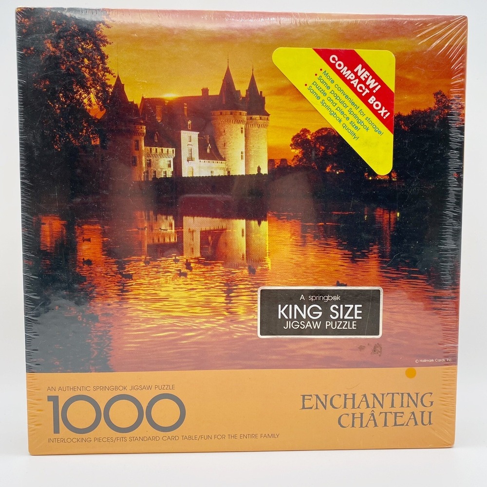 Springbok‎ Enchanting Chateau King Size 1000 Piece Puzzle Factory Sealed New!